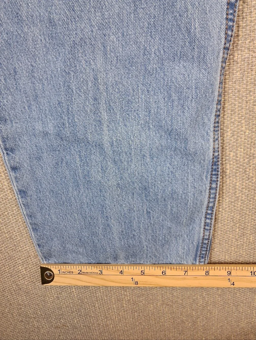 Levi's Low Pro Straight Leg Light Wash Mid Rise Denim Jeans Casual Blue Size 28